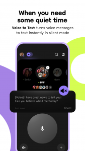اسکرین شات 2 برنامه buz - voice connects