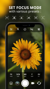 اسکرین شات برنامه ProCam X - Lite :HD Camera Pro 3