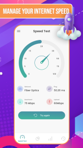 اسکرین شات 3 برنامه Internet Speed Test & Analyzer