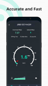 اسکرین شات 1 برنامه Speed test - Speed Test Master