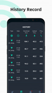 اسکرین شات 5 برنامه Speed test - Speed Test Master