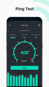 اسکرین شات برنامه Speed test - Speed Test Master 6