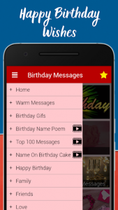 اسکرین شات برنامه Birthday Cards & Messages - Wish Friends & Family 1