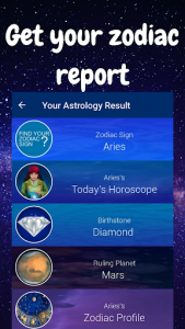 اسکرین شات برنامه Complete Astrology & Zodiac Profile Love Horoscope 1