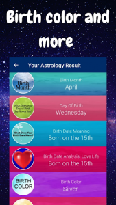 اسکرین شات برنامه Complete Astrology & Zodiac Profile Love Horoscope 3