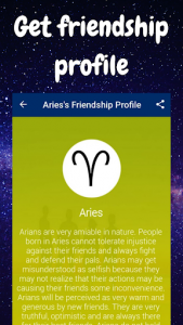 اسکرین شات برنامه Complete Astrology & Zodiac Profile Love Horoscope 5