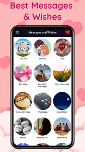 اسکرین شات 1 برنامه Birthday Wishes, Love Messages