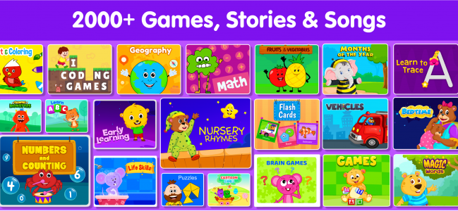 اسکرین شات برنامه KidloLand Kids & Toddler Games 2