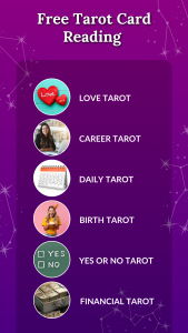 اسکرین شات برنامه Tarot Card Reading & Horoscope 2