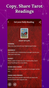 اسکرین شات برنامه Tarot Card Reading & Horoscope 6