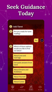 اسکرین شات برنامه Tarot Card Reading & Horoscope 4