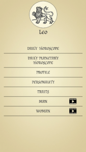 اسکرین شات برنامه Free Daily Horoscope Reading - Zodiac Profile 2020 2