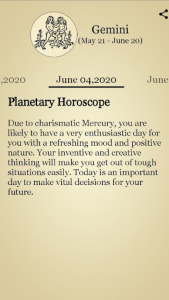 اسکرین شات برنامه Free Daily Horoscope Reading - Zodiac Profile 2020 3