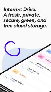 اسکرین شات برنامه Internxt - Encrypted cloud storage 1