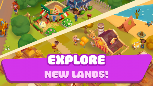 اسکرین شات بازی Ranchdale: Farm, city building and mini games 2