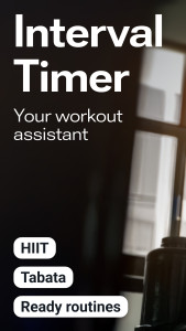 اسکرین شات 1 برنامه Interval Timer & Tabata Timer
