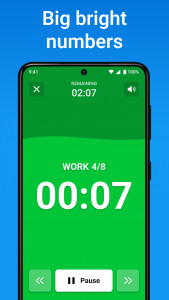 اسکرین شات 6 برنامه Interval Timer & Tabata Timer