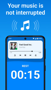 اسکرین شات 8 برنامه Interval Timer & Tabata Timer