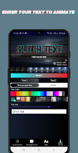 اسکرین شات برنامه Glitch Intro Maker 2