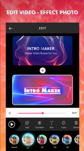 اسکرین شات برنامه Intro Maker: Best Video Editor & Video Maker 5