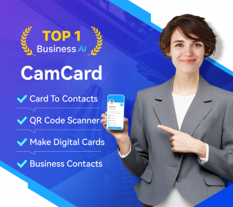 اسکرین شات برنامه CamCard- scan card to contacts 1