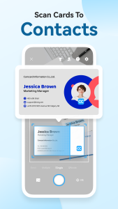 اسکرین شات 3 برنامه CamCard AI Scanner, Transcribe