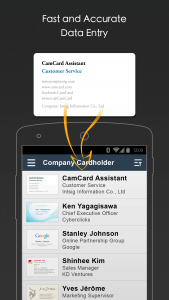اسکرین شات برنامه CamCard Business 2