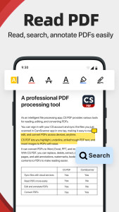 اسکرین شات 4 برنامه CS PDF Reader - PDF Editor