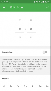 اسکرین شات برنامه Mi Heart rate with Smart Alarm - be fit Band 7