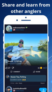 اسکرین شات 4 برنامه WeFish | Your Fishing Forecast