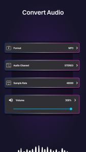 اسکرین شات 4 برنامه Video to MP3 Converter Cutter