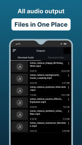 اسکرین شات 6 برنامه Audio Video Noise Reducer V2