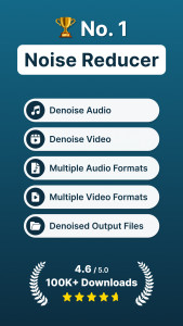 اسکرین شات 1 برنامه Audio Video Noise Reducer V2
