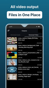اسکرین شات 7 برنامه Audio Video Noise Reducer V2