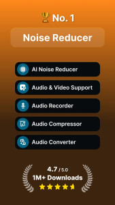 اسکرین شات 1 برنامه Audio Video Noise Reducer