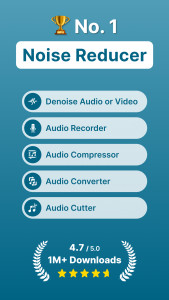 اسکرین شات 1 برنامه Audio Video Noise Reducer