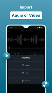 اسکرین شات 4 برنامه Audio Video Noise Reducer