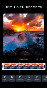 اسکرین شات 1 برنامه Video Editor & Maker - VidArt