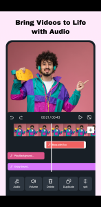 اسکرین شات 2 برنامه Cut, Trim & Crop Video Editor