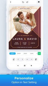 اسکرین شات 3 برنامه Invitation Card Maker