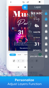 اسکرین شات برنامه Invitation Card Maker 5