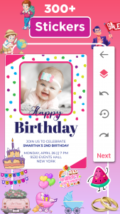 اسکرین شات برنامه Invitation maker & Card Design 7