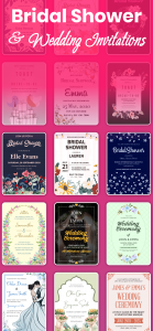 اسکرین شات 4 برنامه Invitation Card Maker & Design