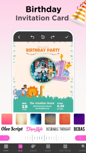 اسکرین شات برنامه Invitation Card Maker & Design 3