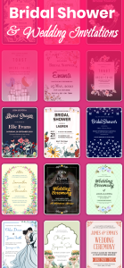 اسکرین شات 4 برنامه Invitation Card Maker & Design