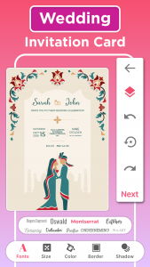 اسکرین شات برنامه Invitation maker & Card Design 4