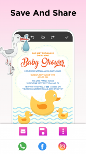 اسکرین شات برنامه Invitation Card Maker & Design 5