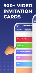 اسکرین شات برنامه Video Invitation Maker 1