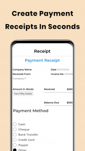اسکرین شات برنامه Invoice maker: receipt & billing app 7