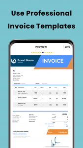 اسکرین شات برنامه Invoice maker: receipt & billing app 5